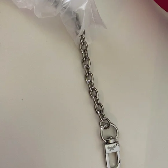 MaxMara Fuchsia Clutch with Silver Accents - Picture 8 of 9